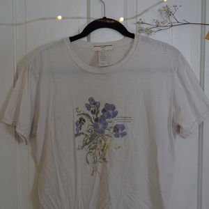 project social tee blue violet crew neck tee